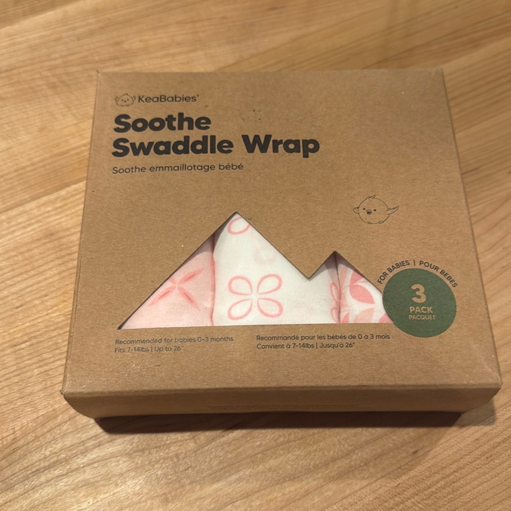 KeaBabies Soothe Swaddle Wrap